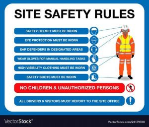 Safety considerations for site supervisors